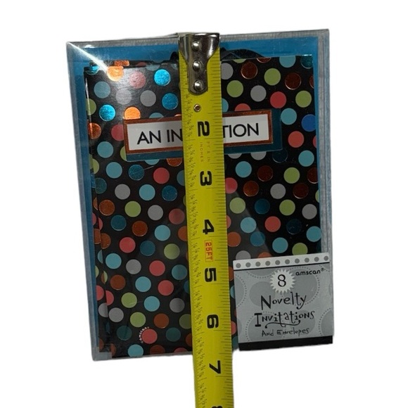 Amscan novelty pull out invitations & envelopes. Set of 8 brand new in package! - Picture 5 of 6